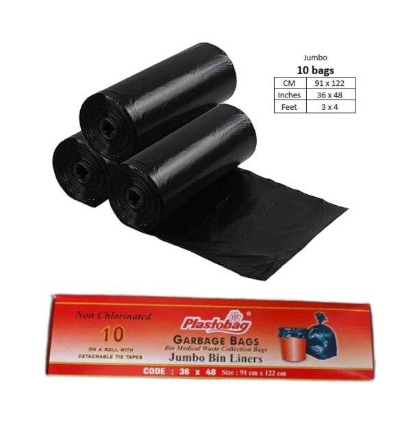 Garbage Bag - Jumbo (91 x 122 cm) - 10 Rolls