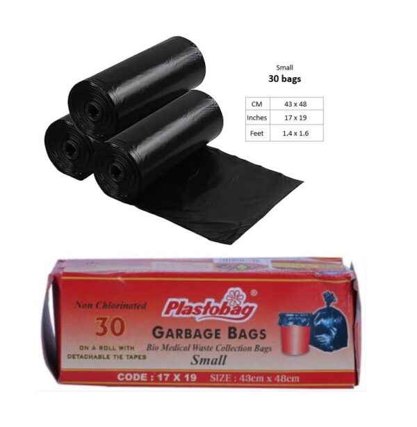 Garbage Bag - Small (43 x 48 cm) - 30 Rolls